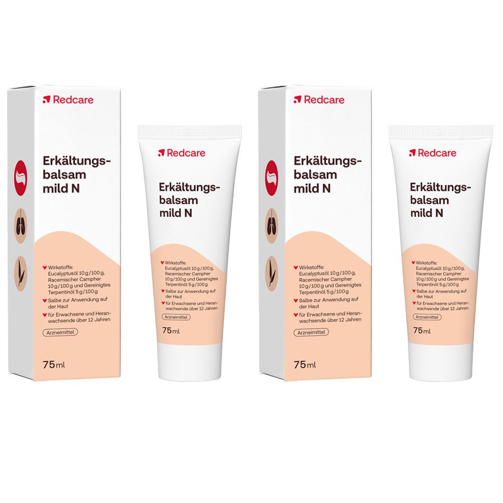 Redcare Erkältungsbalsam Doppelpack 2x75 ml Salbe