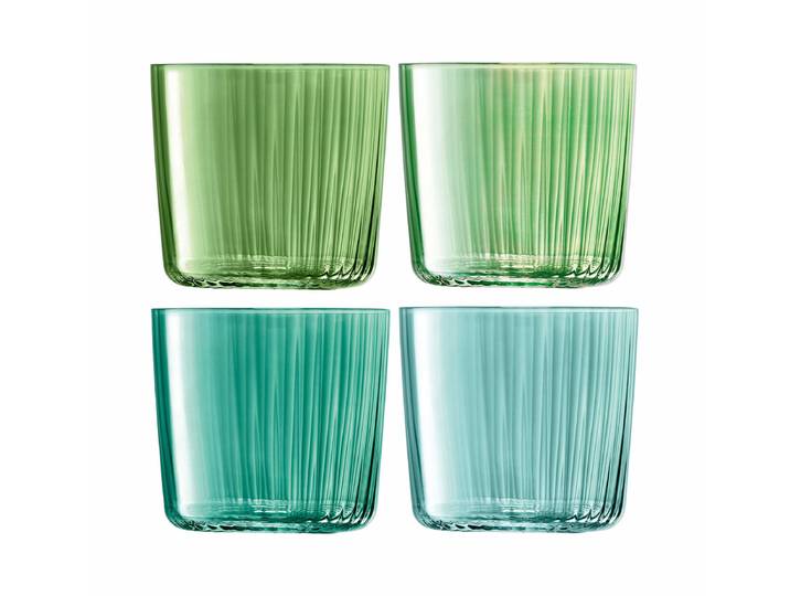 LSA Gems Tumbler 310ml Glas 4-tlg. Jadegrün