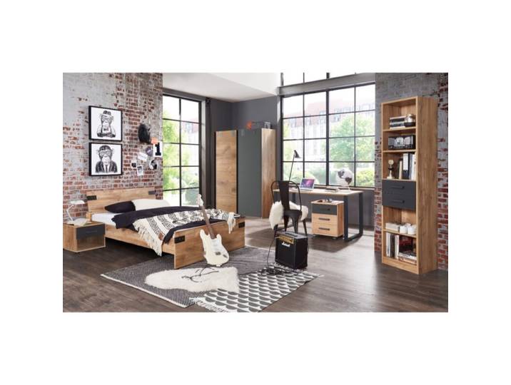 Wimex Liverpool Jugendzimmer Set 6-tlg. - mit Schrank 135 cm bre