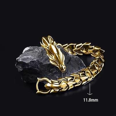 longrui grenzüberschreitende neue produkte retro drachenkopf longlin armband hip-hop herrschsüchtig übertrieben punk kiel armband großhandel