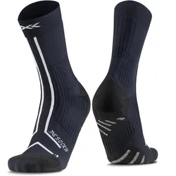 X-Socks, Unisex, Sportsocken, Trailrun Terraskin Expert Crew (45 - 47), Schwarz, Weiss