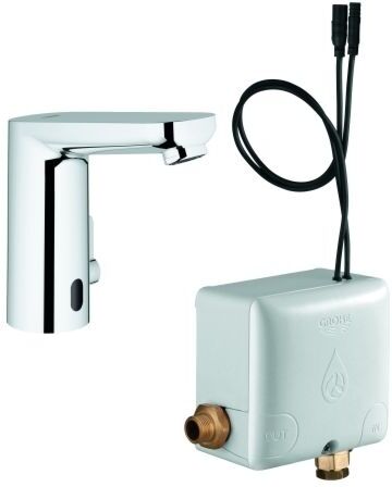 Grohe Eurosmart CE Waschtischarmatur 36386001 chrom, Infrarot, mit Powerbox, mit Mischung