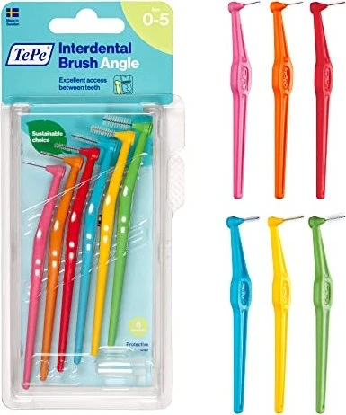 Tepe Angle Interdentalbürste gemischt 6 St Zahnbürste