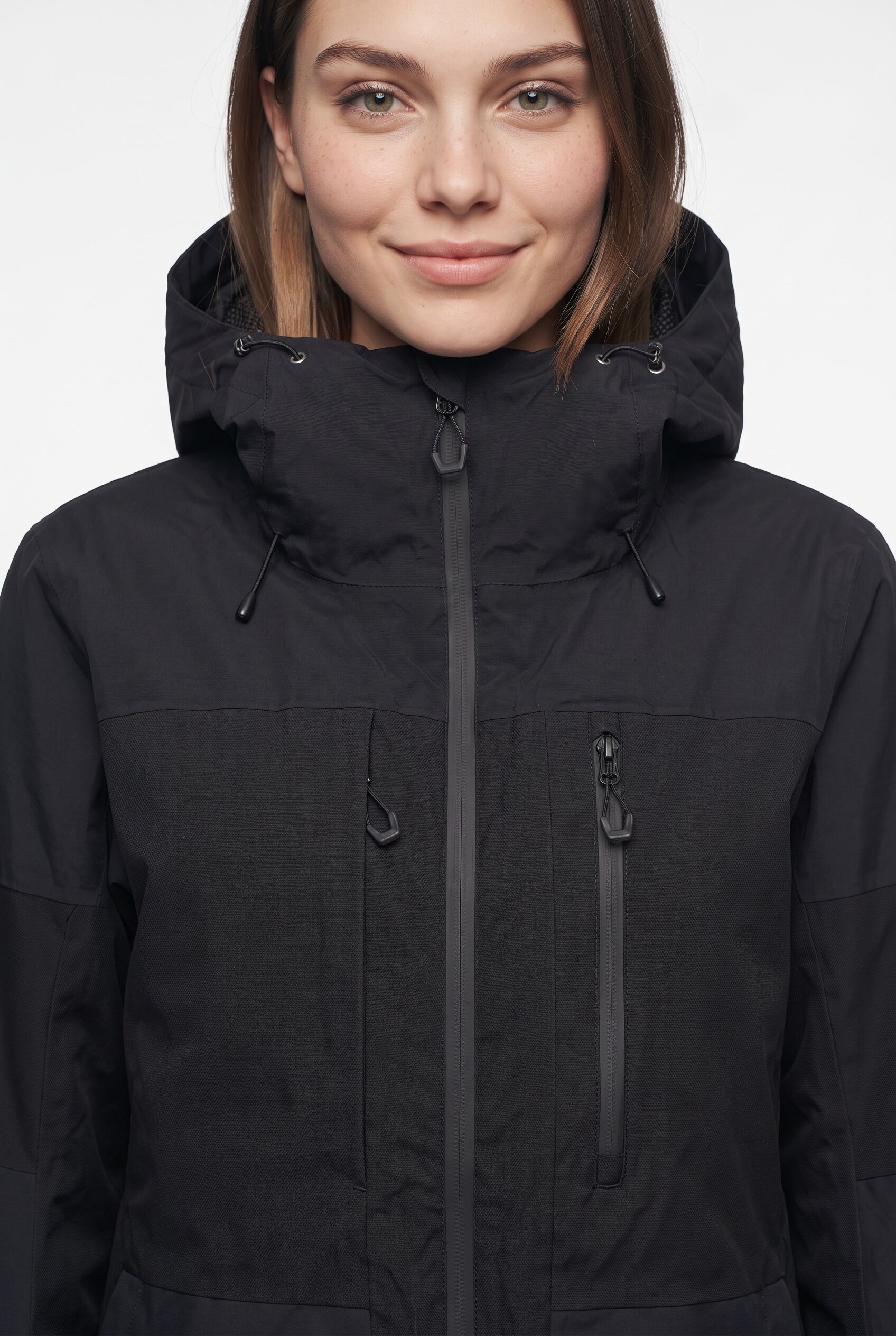 Skijacke ICEPEAK "ICEPEAK CAVOUR", Damen, Gr. 36, basic schwarz, Obermaterial: 100% Polyester. Futter: 100% Polyester. Wattierung: 100% Polyester, normal, Jacken Skijacke, für Damen, wasserdicht, mit verschweissten Nähten, atmungsaktiv basic schwarz 36