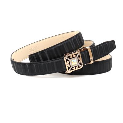 Ledergürtel ANTHONI CROWN, Damen, Gr. 90, schwarz, Rindsleder, Gürtel Ledergürtel