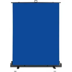 Walimex pro Roll-up Panel (155 cm, 200 cm), Hintergrundsystem, Blau