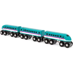 Ravensburger BRIO World – 36086 Trains of the World Shinkansen Series E5 Hayabusa Zug Spielzeugzug für Kinder
