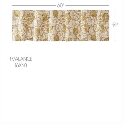 VHC Brands Simple Life Flax Prairie Panel Set - Prairie Panel 84x36 - Prairie Panel 84x36