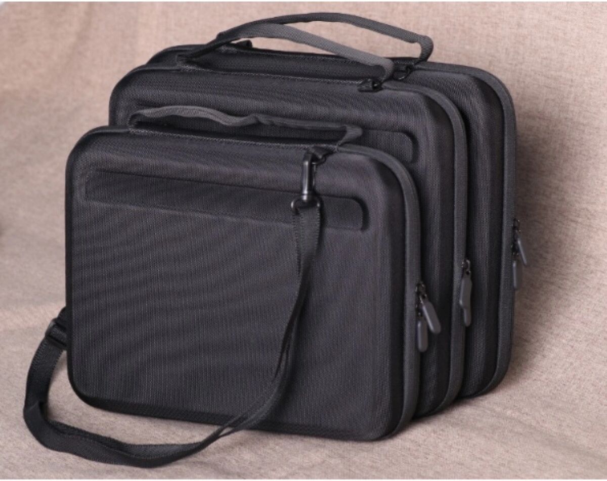 INF Housse de rangement portable pour iPad compatible avec Apple - Coque EVA et housse tissu Oxford étanche pour 12-inch, 12 Inch