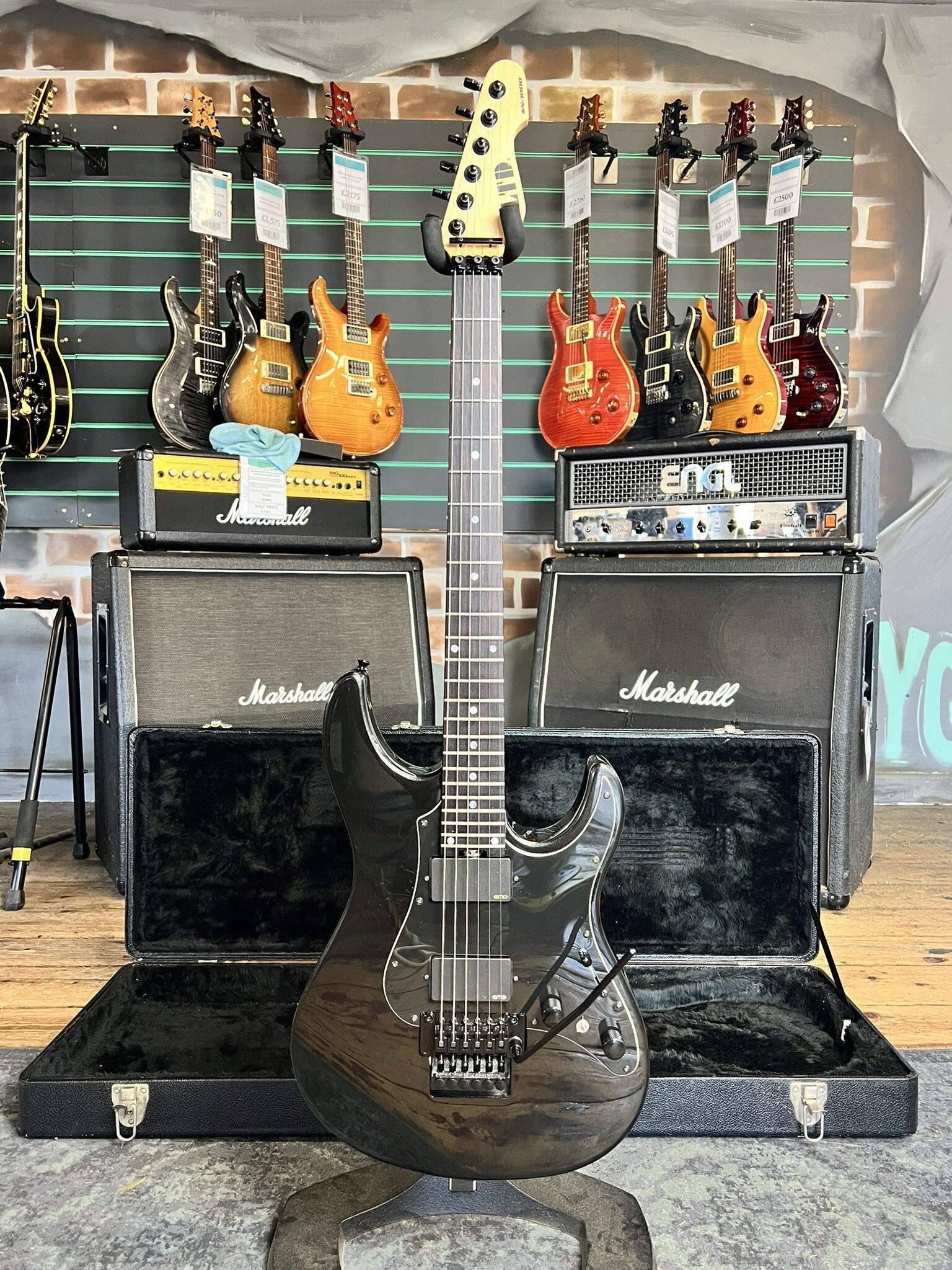 ESP LTD SN-1000 FR Charcoal Metallic 2015 Modified Electric Guitar   Charcoal Metallic - Refurbished