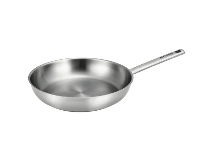 Am Cook Pfanne Pfanne, Edelstahlfarben, Metall, Kochgeschirr, Pfannen, Bratpfannen