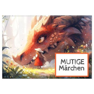 Mutige Märchen (Wandkalender 2027 DIN A2 quer), CALVENDO Monatskalender