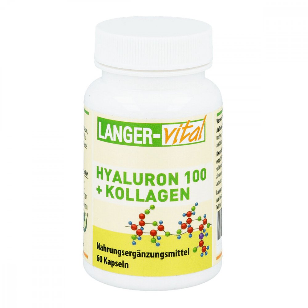 Langer vital GmbH Hyaluron 100+kollagen 250 Kapseln 11071061