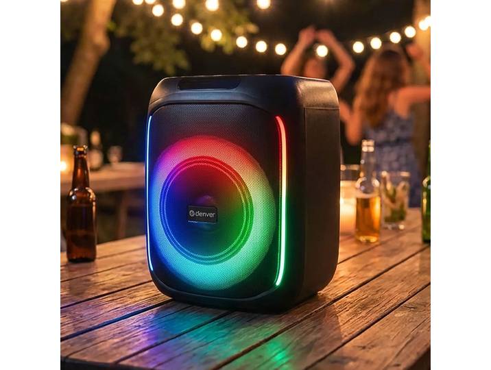 Dynamischer Bluetooth-Partylautsprecher mit 6,5-Zoll-Tieftöner