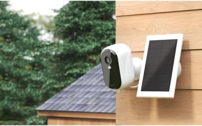 Arlo Zonnepaneel voor Essential Outdoor camera, model VMA6600-10000S, wit