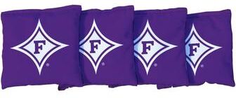 Skip's Garage Furman University Purple Cornhole Bags