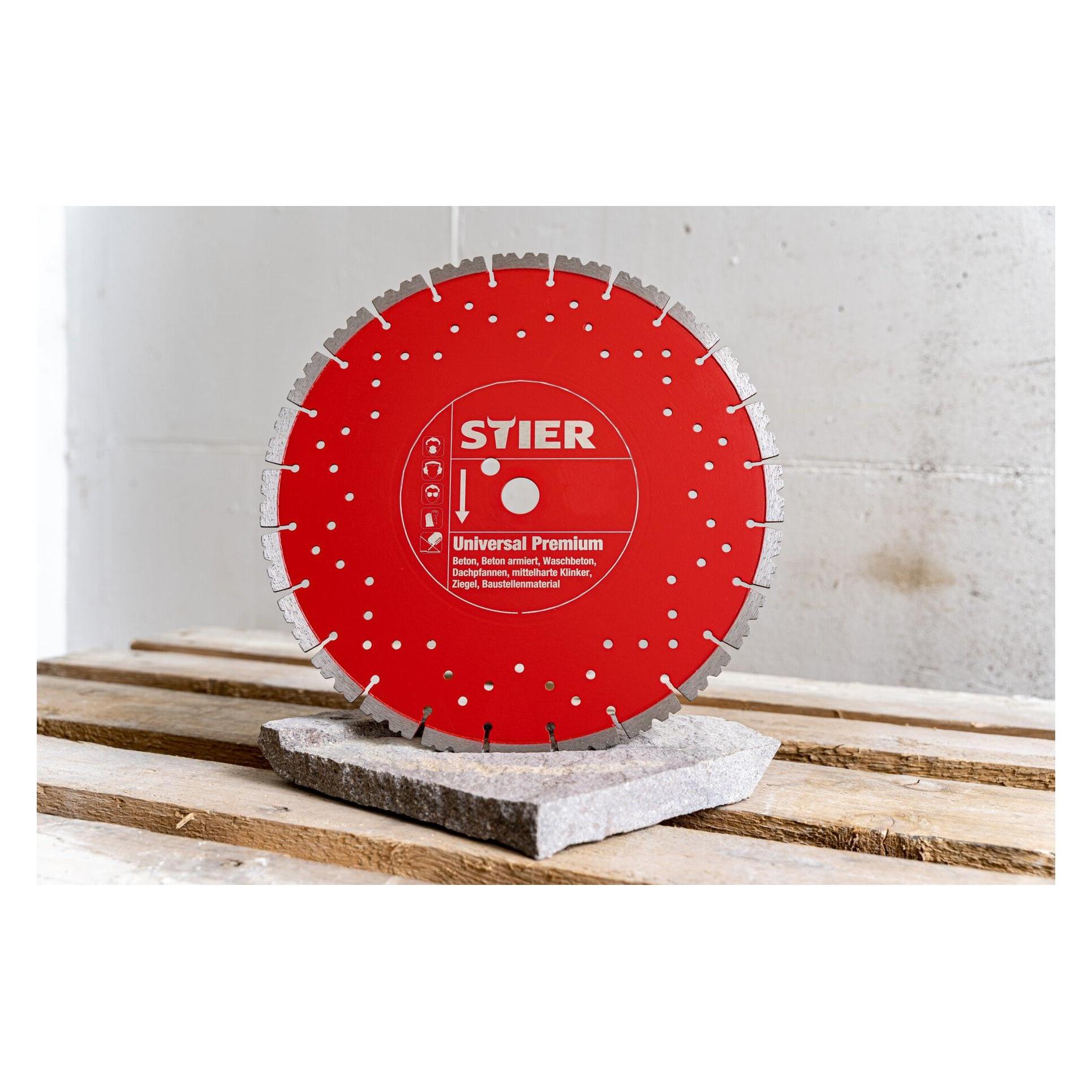 Stier Diamanttrennscheibe Universal Premium Ø125 mm Bohrung 22,23 mm (79456380)