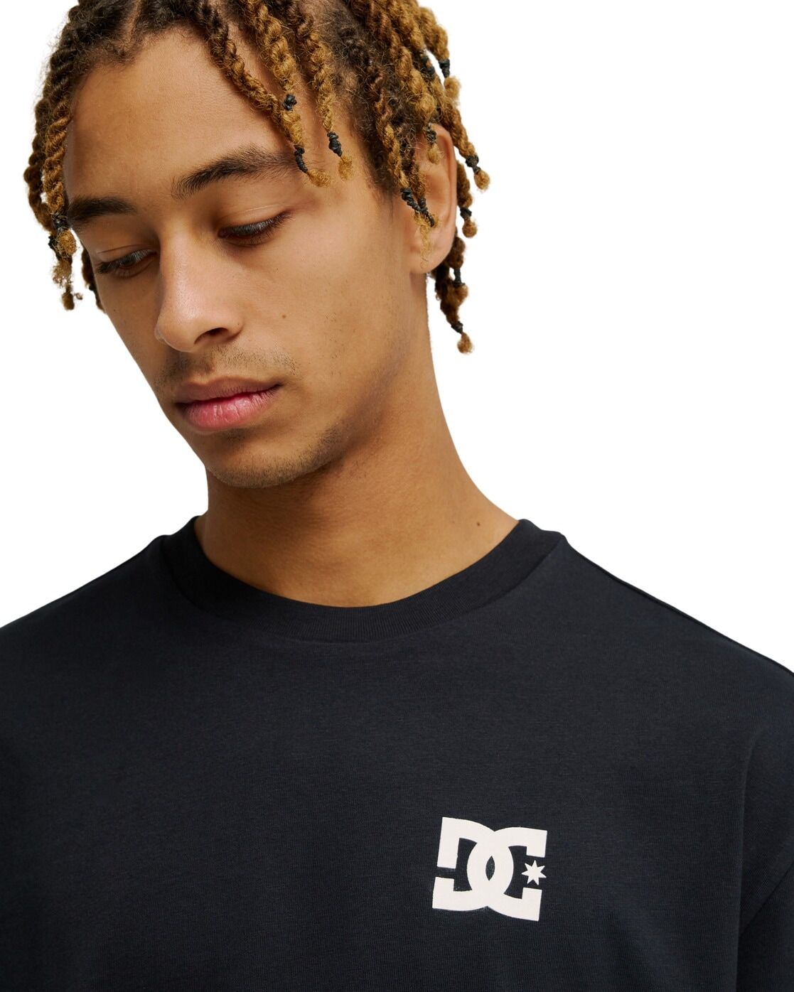 T-Shirt DC SHOES "Pushing Forward", Herren, Gr. XS, schwarz, Obermaterial: 75% Baumwolle, 25% Baumwolle., Shirts T-Shirt