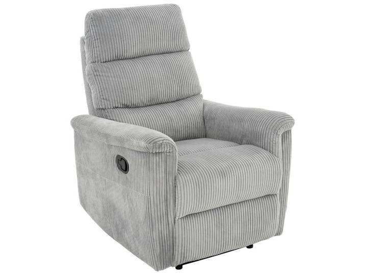 Relaxsessel Xeno Cordbezug Hellgrau