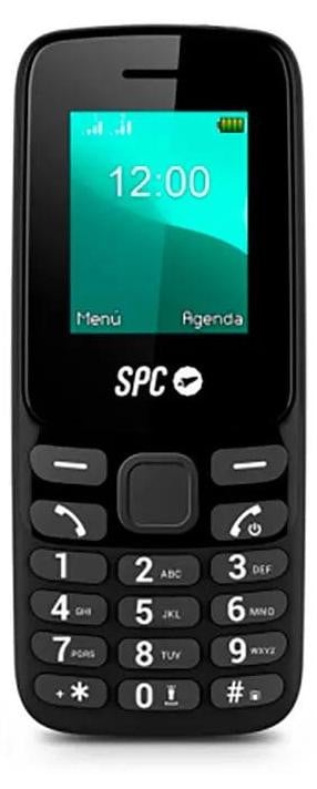 SPC Talk 2 Go mobiele telefoon, Dual SIM, Zwart