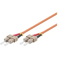 Berrybase LWL Kabel Multimode OM2, SC-Stecker (UPC) > SC-Ste (10 m), Netzwerkkabel