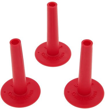 No Nuts Cymbal Sleeves 3pcs Red Rot