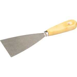 Nölle Spachtel 710480, Breite 80mm, Malerspachtel aus Stahl, mit Holzgriff