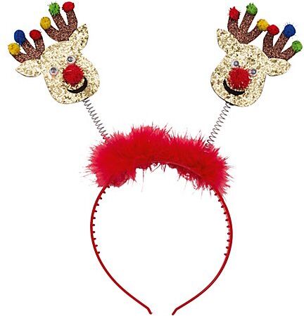 Haarreif "Lustige Rentiere"