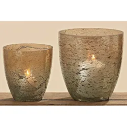 BOLTZE GRUPPE GmbH Windlicht Hamburg H15cm durchgefärbtes Glas