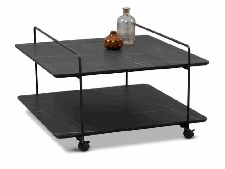 M2 Kollektion Couchtisch Doppio 2 , 80x50x80 cm