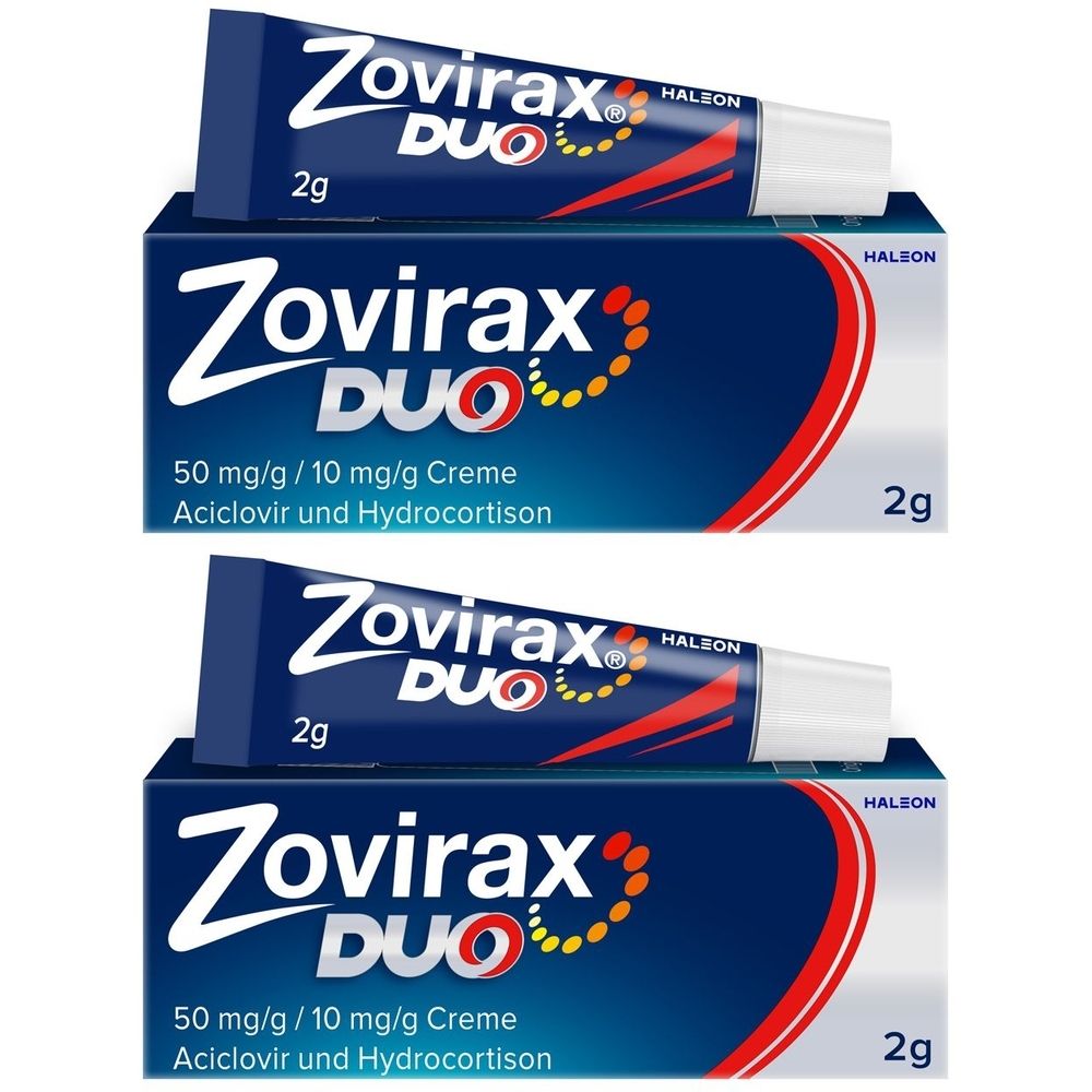 Zovirax Duo 50 mg/g / 10 Creme 2x 2x2 g