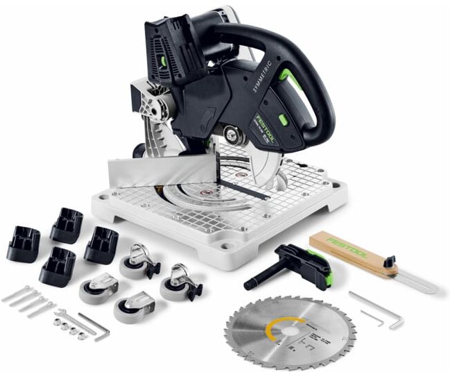 Set Festool Akku-Leistensägen SYMC 70 EB-Basic SYMMETRIC + Schnellladegerät TCL 6