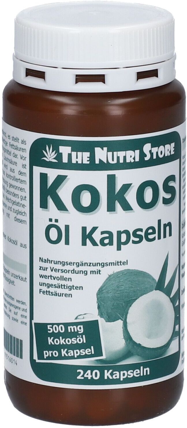 The Nutri Store Kokosoel 500Mg 240 St Kapseln
