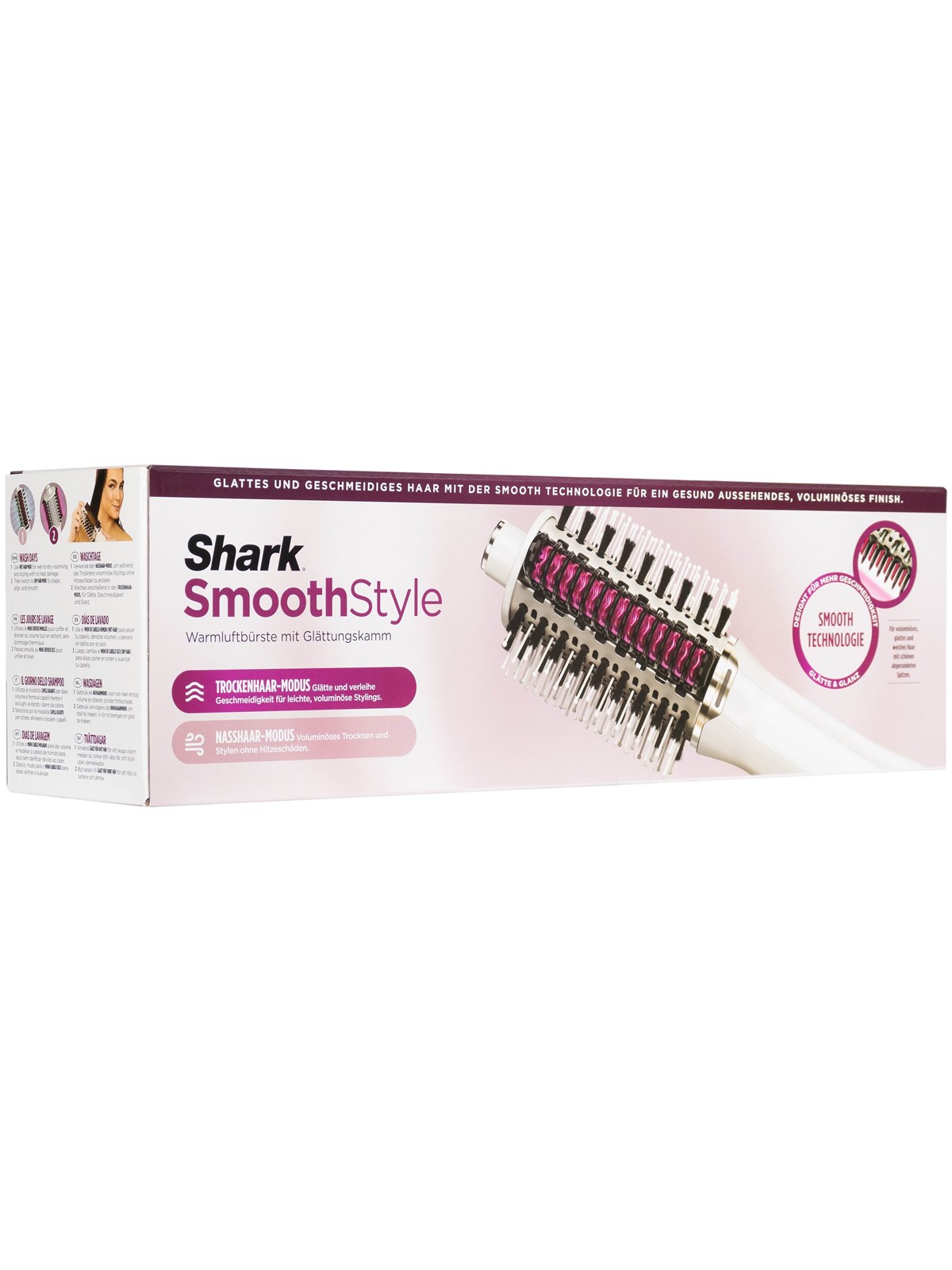 Shark Haartrockner / Föhne SmoothStyle HT202EU - hair dryer/hair styler - white