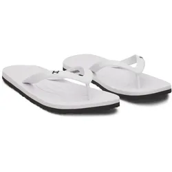 UNDER ARMOUR Sarasota Badelatschen Damen 100 - white/white/black 38