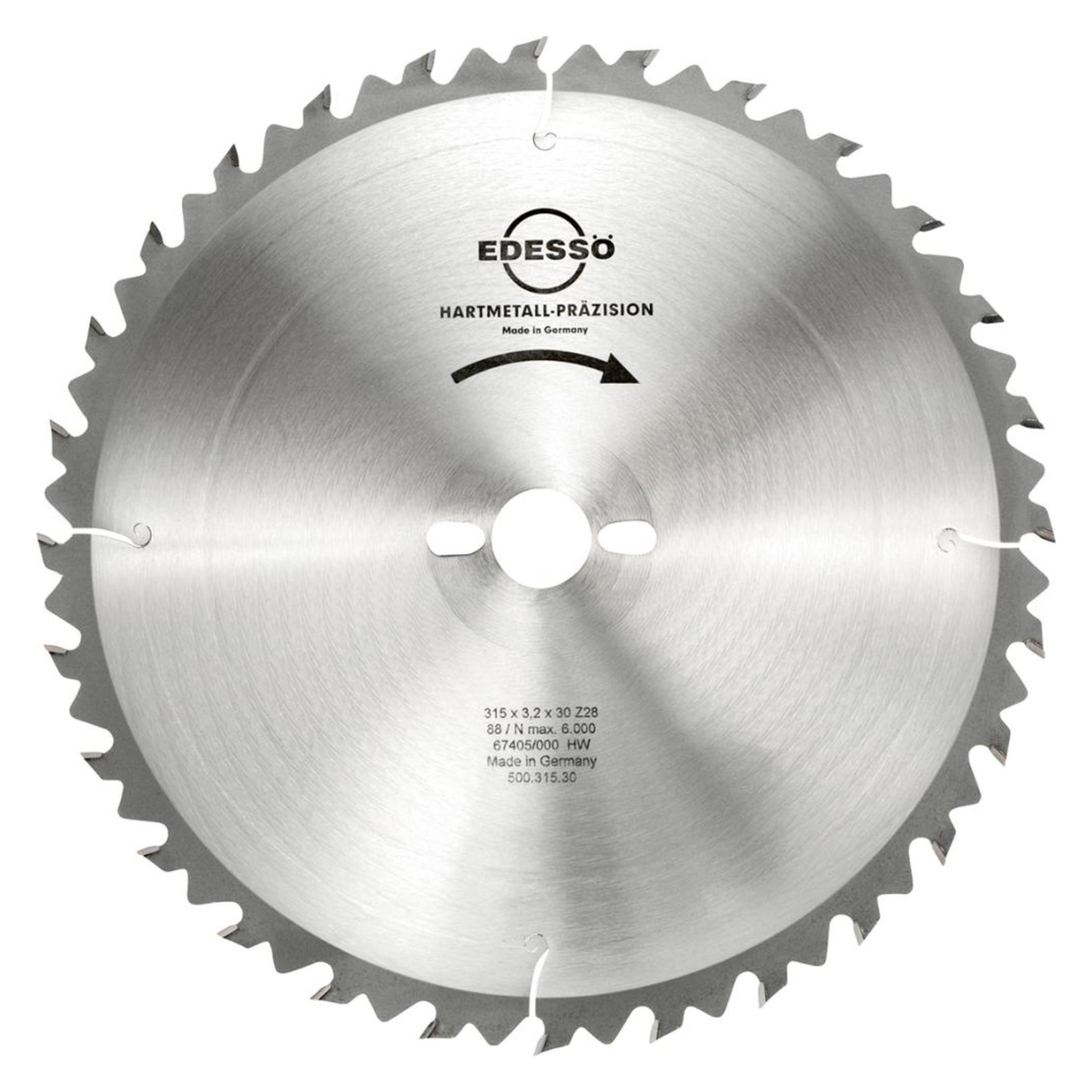 Edessö Kreissägeblatt HW Profi 315x3,2x30 Z28 LWZ (4010912834354)
