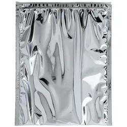 SACISO Matte metallisierte Kühltasche ohne Aufdruck - 20 x 25 cm (Öffnung x Höhe) - Isolierung aus Pebd-Schaum - verkauft per 100 Stück