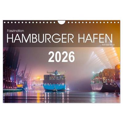 Faszination Hamburger Hafen (Wandkalender 2026 DIN A4 quer), CALVENDO Monatskalender