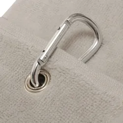 cbf moda moda Schlägertuch mit Karabiner, hellgrau