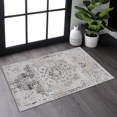 Kodotan sofa 2X3 Traditional Non-Shedding Living Room Bedroom Dining Home Office Stylish and Stain Resistant Area Rug