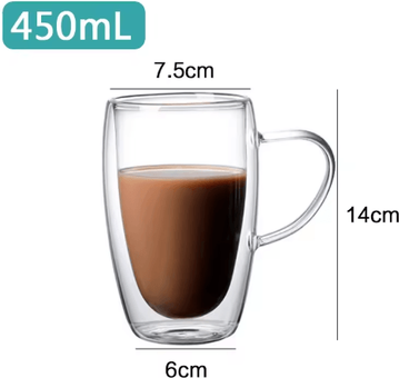 Inspire Picks Transparent Heat Resistant Glass Tumbler Creative Coffee Whiskey And Cocktail Mug style B 150ml