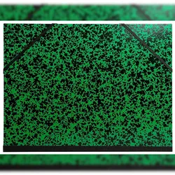 Exacompta 541100E 10x Zeichenmappe mit Gummizug für Format DIN A4 Annonay, DIN A4 Überbreite 26x33cm - Grün