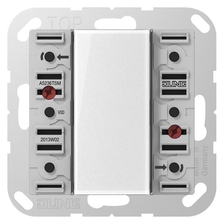 JUNG Tastsensor KNX AS/A UP perlmutt 3f 6pkt A5236TSM (A5236TSM)