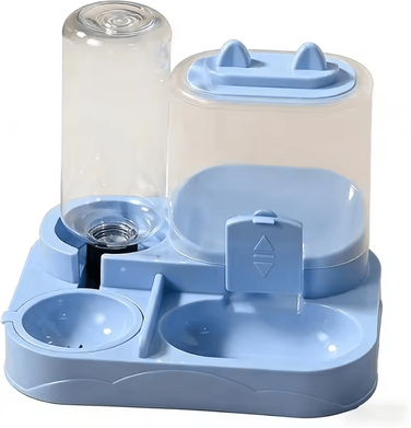 Inspire Curations DuoFlow 2 in 1 Automatic Pet Feeder & Water Dispenser For Cats & Small Dogs a