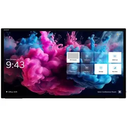 Avocor AVH-6520 Interaktives Whiteboard 165,1 cm (65") 3840 x 2160 Pixel Touchscreen Gebürsteter Stahl