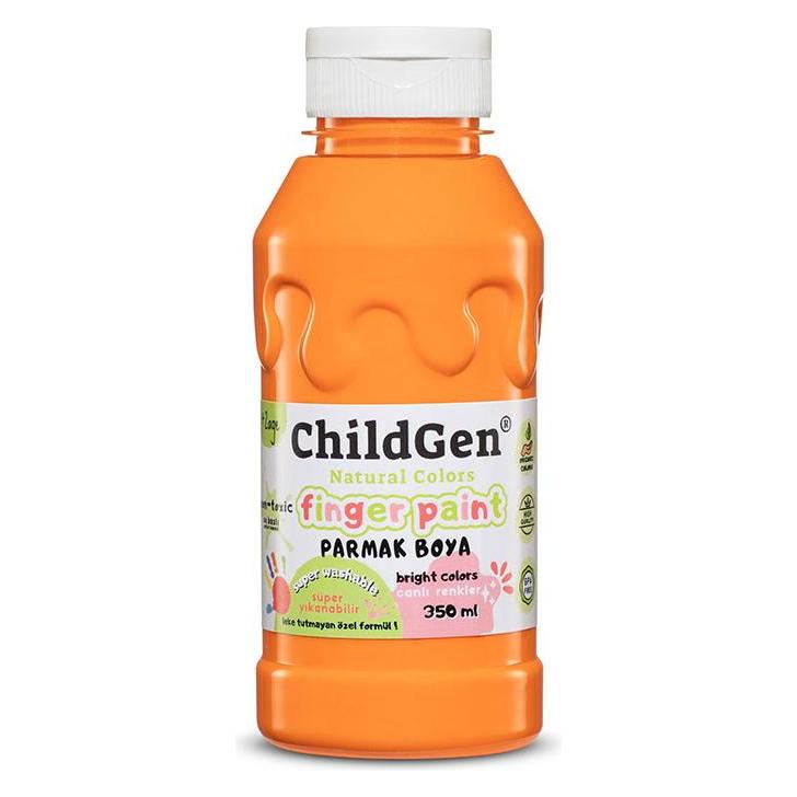 ChildGen Super waschbare Fingerfarbe Orange (350 ml) (59186697)