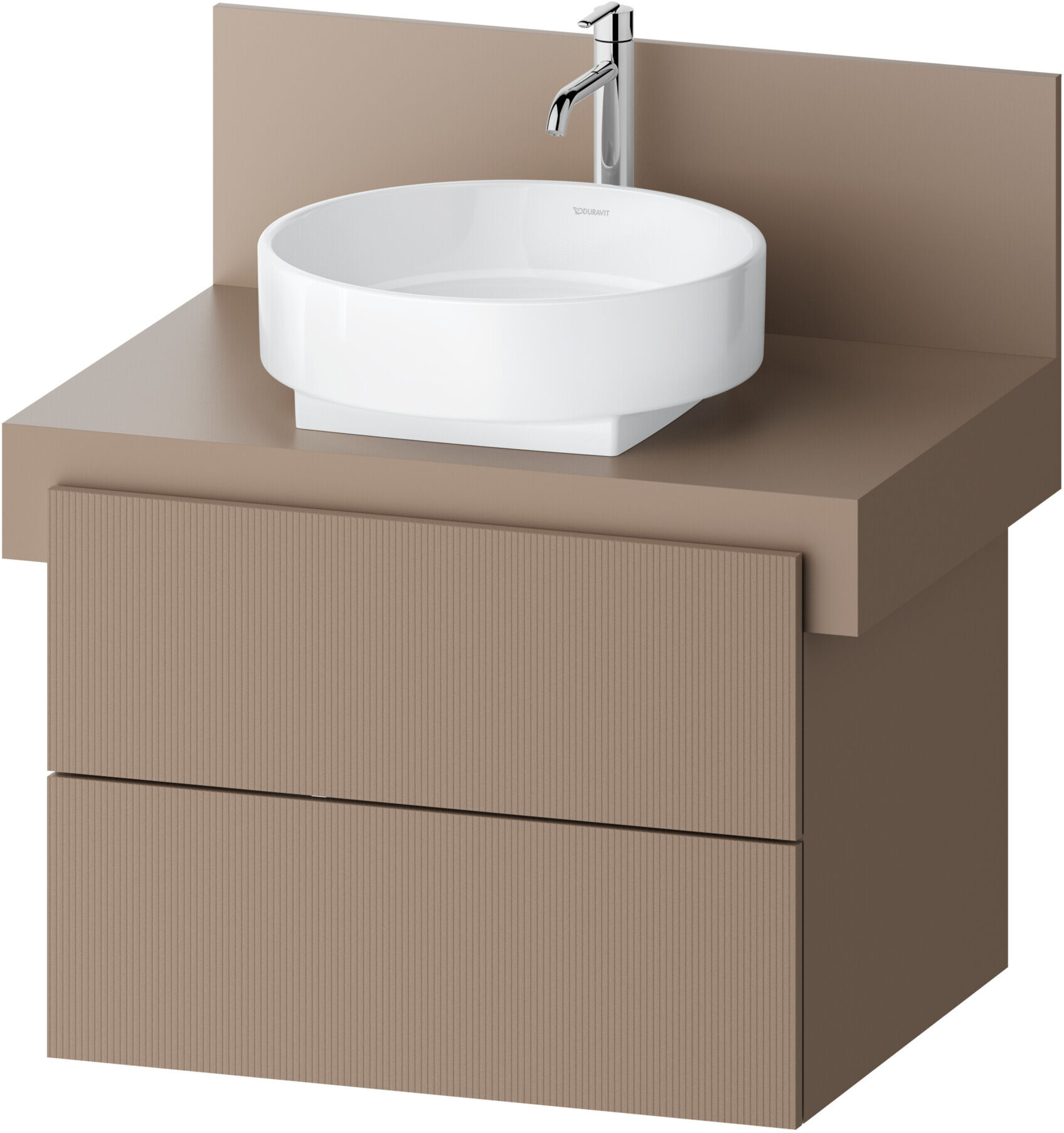 Duravit Waschtischunterschrank Balcoon 70x57x53,4cm, umb strukt., 2 Schubkästen (BA50570JFIF0000)