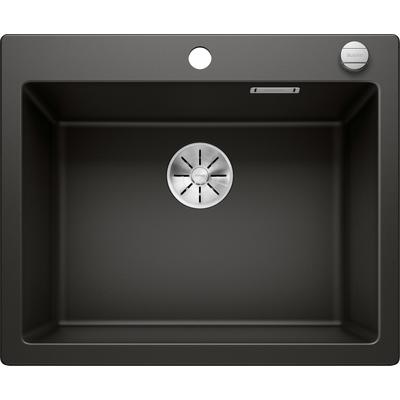 Granitspüle BLANCO "PLEON 6", schwarz, B:51cm H:22cm T:62cm, Verbundwerkstoff, Küchenspülen, erhältlich in mehreren Farben