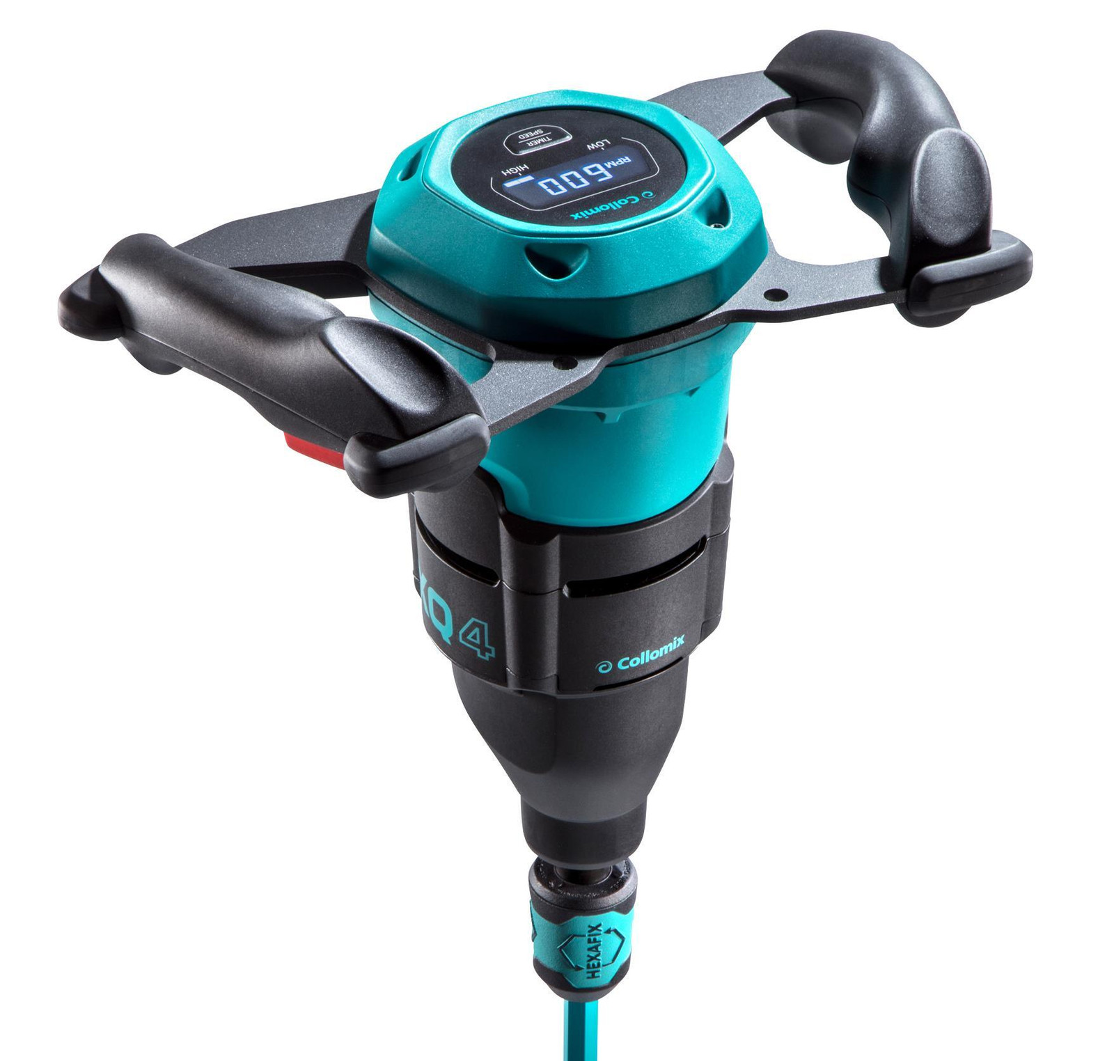 Collomix mengwerk XQ 4 HF, 1500 Watt, 230 V, 3 snelheden, 700 tpm