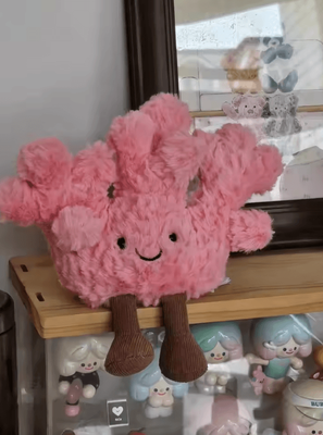 Inspire Curations Summer Surfer Plush Cat Toy Collection coral